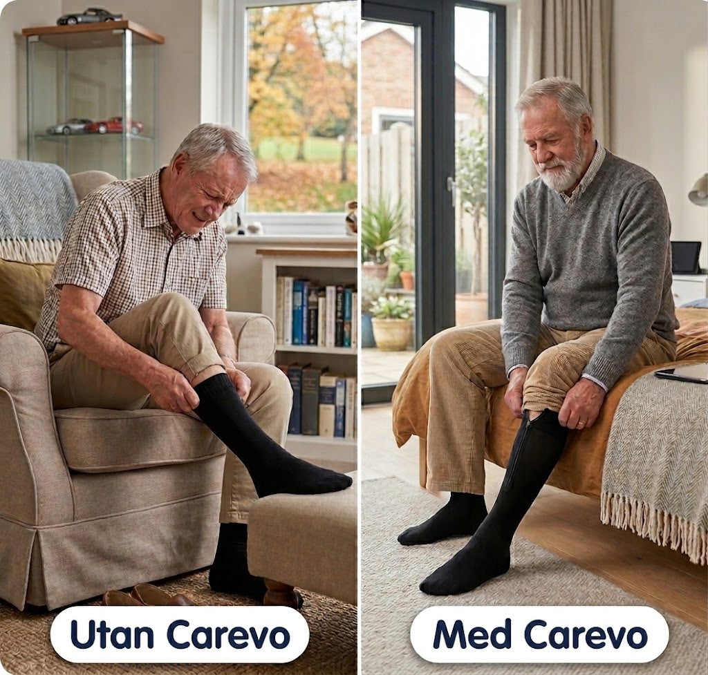 Ceviro – Kompressionsstrumpa med Dragkedja